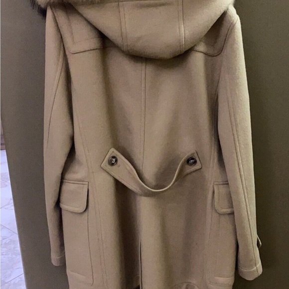 Burberry Wool Blend Duffle Coat Winter Jacket - Picture 2 of 4